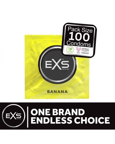 Préservatifs aromatisés Banana x100 sur la Boutique du Hard