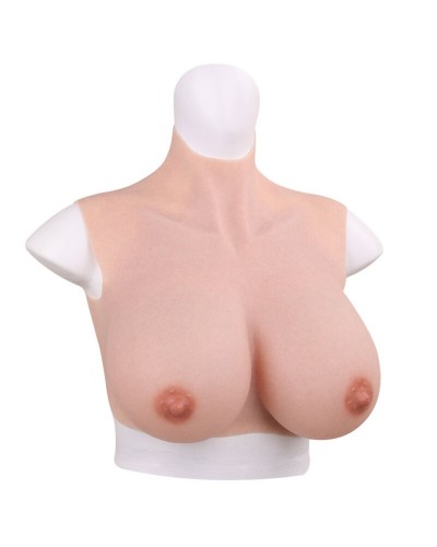 Buste Seins réalistes Coton Col haut Bonnet G sur la Boutique du Hard