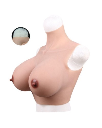 Buste Seins Coton Col haut Bonnet D sur la Boutique du Hard