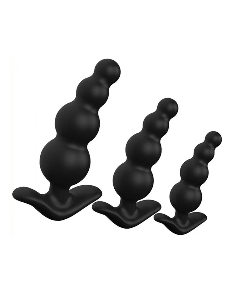 Lot de 3 plugs Silicone Simon Beads pas cher