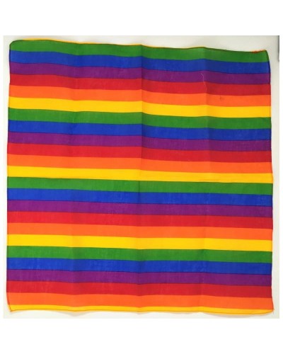 Foulard Rainbow 52 x 52cm sur la Boutique du Hard