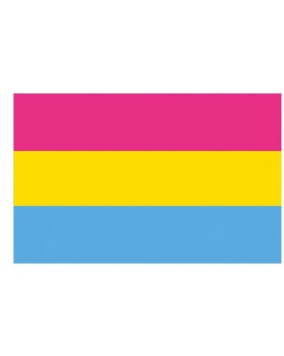 Drapeau Pansexuel 90 x 150cm sur la Boutique du Hard