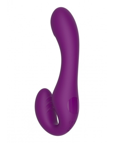 Stimulateur de point G Strapless Strap-On 13 x 3.5cm Violet sur la Boutique du Hard