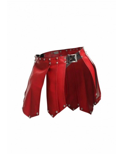 Jupe homme Sm Roman Skirt Rouge-Noire sur la Boutique du Hard