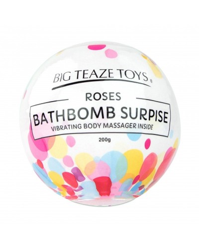 Bombe de bain moussante avec Vibro Parfum Rose sur la Boutique du Hard