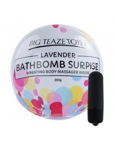 Bombe de bain moussante avec Vibro Parfum Lavande sur la Boutique du Hard