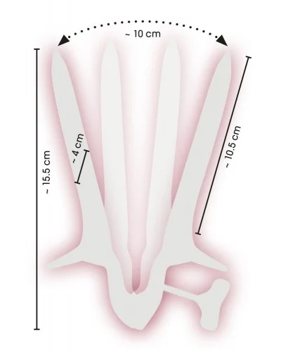 Spéculum Ass View 10.5 cm - Ouverture maximale 10cm sur la Boutique du Hard