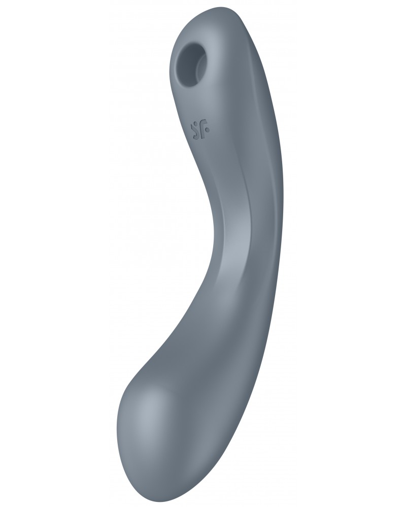 Stimulateur de clitoris Curvy Trinity 1 Satisfyer Gris sur la Boutique du Hard