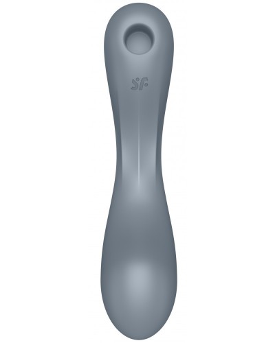 Stimulateur de clitoris Curvy Trinity 1 Satisfyer Gris sur la Boutique du Hard