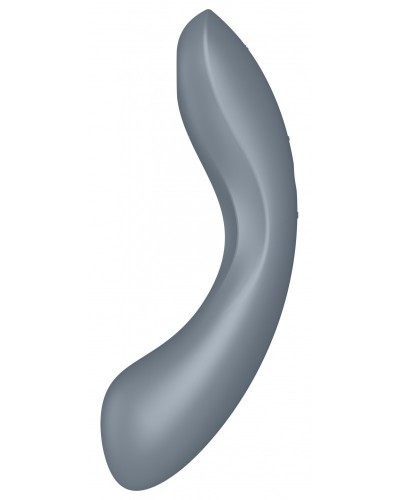 Stimulateur de clitoris Curvy Trinity 1 Satisfyer Gris sur la Boutique du Hard