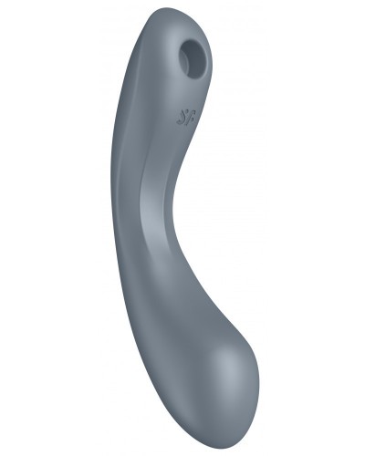 Stimulateur de clitoris Curvy Trinity 1 Satisfyer Gris sur la Boutique du Hard