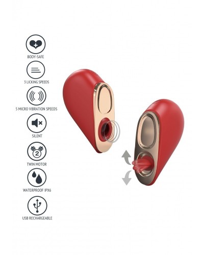 Stimulateur de clitoris HeartBreaker Rouge sur la Boutique du Hard