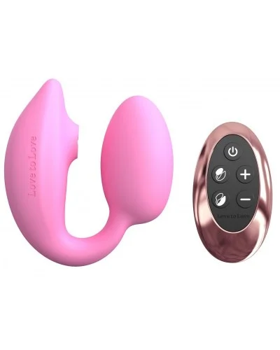 Stimulateur Clitoris et Point G Wonderlover Rose sur la Boutique du Hard