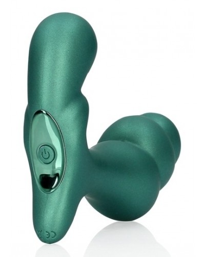 Stimulateur de prostate Stacked 10 x 3.6 cm Vert métallisé sur la Boutique du Hard