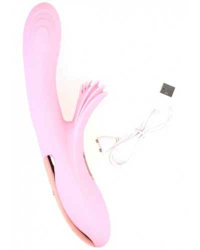 Vibro Rabbit chauffant Lilo Heat 23cm Rose sur la Boutique du Hard