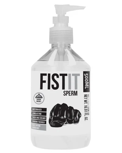 Lubrifiant Aspect Sperme Fist It - Bouteille Pompe 500ml pas cher