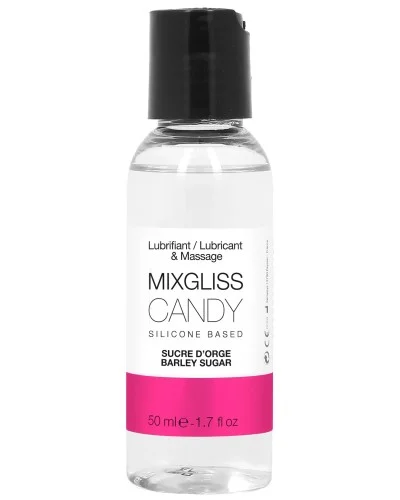 Lubrifiant Silicone MixGliss Candy - Sucre d'orge 50ml pas cher