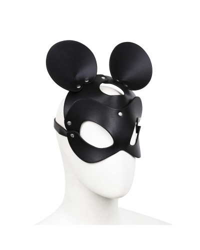 Masque avec Visage Souris Noir pas cher