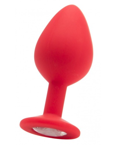 Plug Diamond Large – 7 x 3.5 cm Rouge sextoys et accessoires sur La Boutique du Hard