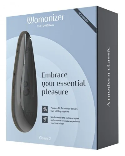 Stimulateur de clitoris Womanizer Classic 2 Noir sextoys et accessoires sur La Boutique du Hard