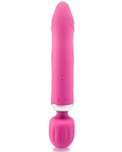 Vibro Wand Double Fun 17.5 x 4.5cm Rose  sextoys et accessoires sur La Boutique du Hard