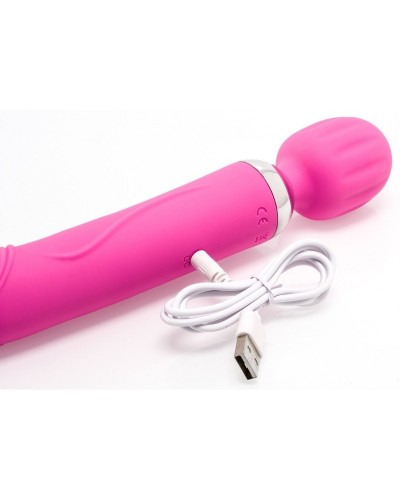 Vibro Wand Double Fun 17.5 x 4.5cm Rose  sextoys et accessoires sur La Boutique du Hard