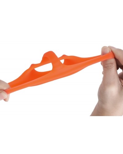 Ballstretcher en silicone Splity Orange sextoys et accessoires sur La Boutique du Hard