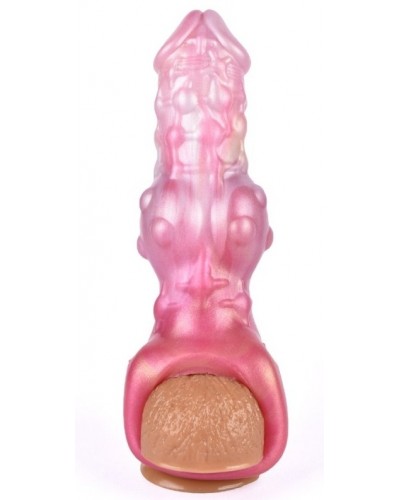 Gaine de pénis Monster Toadix 17 x 6cm Rose sextoys et accessoires sur La Boutique du Hard