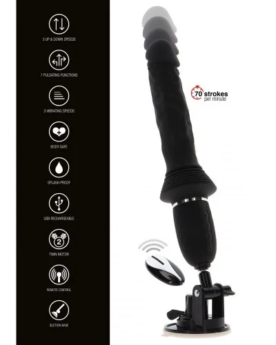 Fuck Machine portable Magnum Opus Pro 17 x 4cm sextoys et accessoires sur La Boutique du Hard