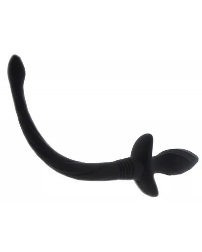 Plug Vibrant Queue de Chien Wiggle Tail 9 x 4cm Noir sextoys et accessoires sur La Boutique du Hard