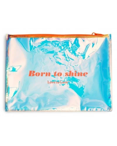 Pochette de rangement Born to Shine  Zip Orange sextoys et accessoires sur La Boutique du Hard