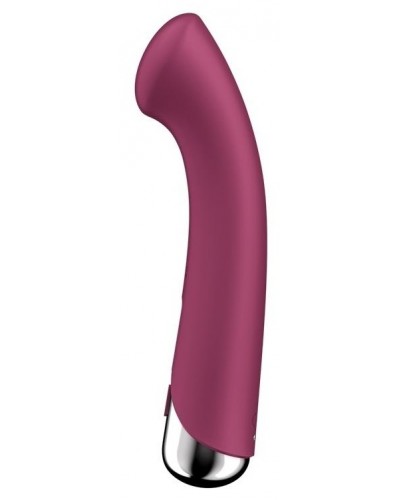 Vibromasseur Point G Spinning G-Spot 1 - 11 x 3.5cm Framboise sextoys et accessoires sur La Boutique du Hard