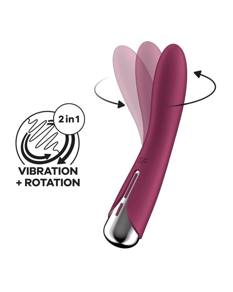 Vibromasseur Point G Spinning Vibe 1 - 11 x 3cm Framboise sextoys et accessoires sur La Boutique du Hard