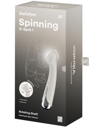 Stimulateur Spinning G-Spot 1 - 11 x 3.5cm Crème sextoys et accessoires sur La Boutique du Hard