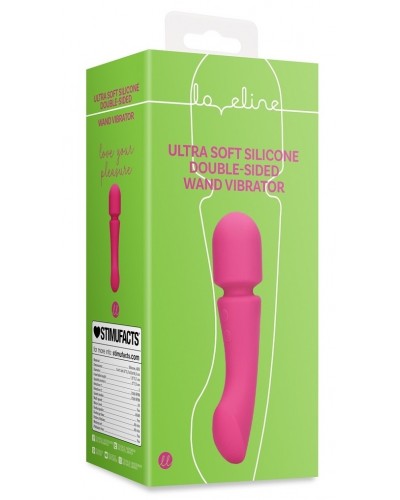 Mini wand Double Side 16 cm Rose sextoys et accessoires sur La Boutique du Hard