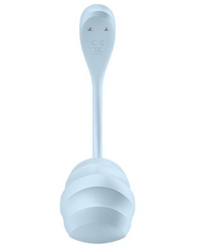 Vibromasseur Connecté Point G Smooth Petal 8.5 x 3.8cm Bleu Clair sextoys et accessoires sur La Boutique du Hard