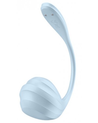 Vibromasseur Connecté Point G Smooth Petal 8.5 x 3.8cm Bleu Clair sextoys et accessoires sur La Boutique du Hard