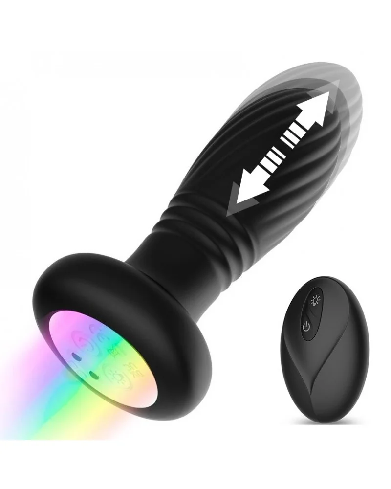 Plug vibrant à poussée Tainy 11 x 3.5cm sextoys et accessoires sur La Boutique du Hard