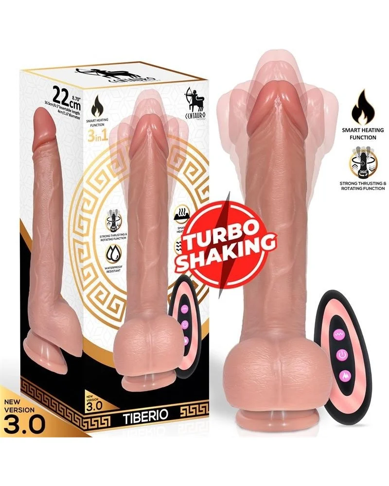 Gode vibrant Va-et-Vient Tiberio Centauro 18 x 4.3cm sextoys et accessoires sur La Boutique du Hard