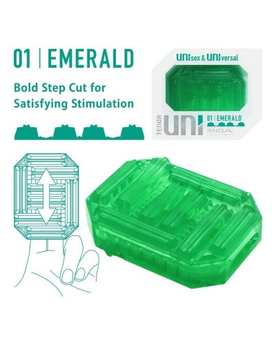 Gaine de masturbation Uni 01 Emerald sextoys et accessoires sur La Boutique du Hard