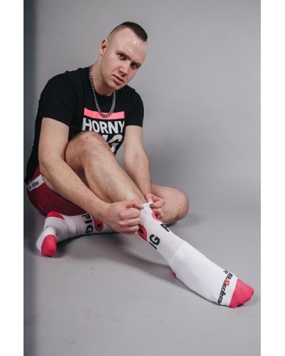 Chaussettes blanches HORNY PIG Sk8erboy sextoys et accessoires sur La Boutique du Hard