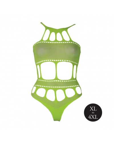 Body à encolure grecque Vert Fluo sextoys et accessoires sur La Boutique du Hard