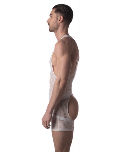 Singlet Backless Pan Blanc sextoys et accessoires sur La Boutique du Hard