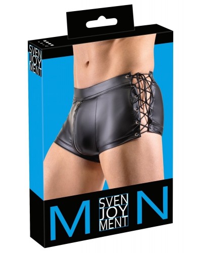 Boxer à cordons Venio Noir sextoys et accessoires sur La Boutique du Hard