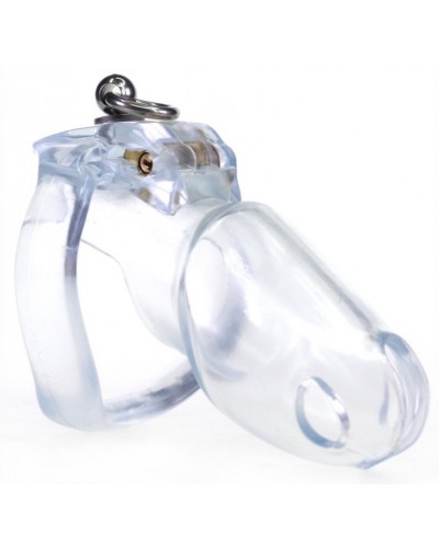 Cage de chasteté Dick Off 10 x 3cm Transparent sextoys et accessoires sur La Boutique du Hard