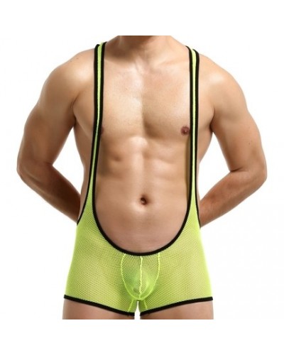 Singlet sexy Tocki Jaune-Noir sextoys et accessoires sur La Boutique du Hard