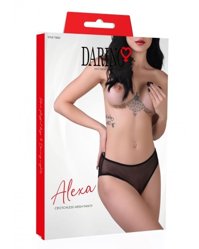 Culotte sexy fine Alexa Noire sextoys et accessoires sur La Boutique du Hard