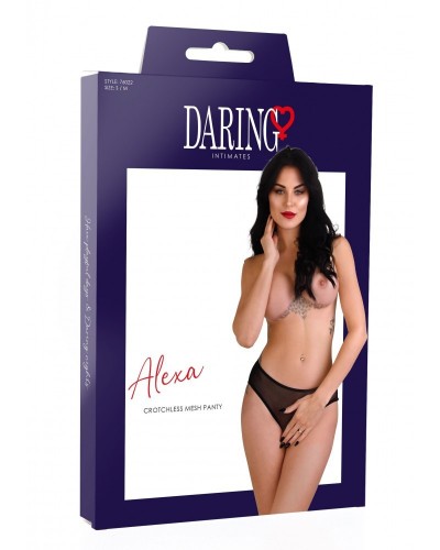 Culotte sexy fine Alexa Noire sextoys et accessoires sur La Boutique du Hard