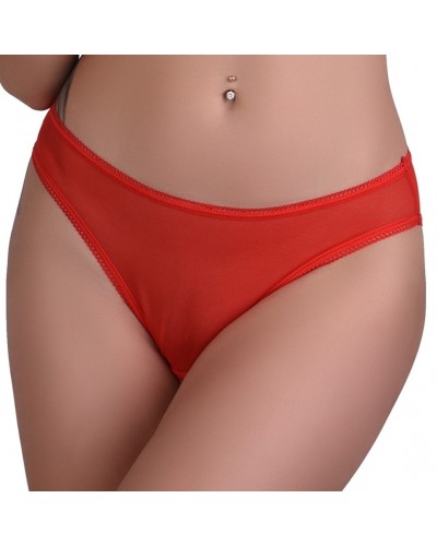 Culotte ouverte Arrière Nicolette Rouge sextoys et accessoires sur La Boutique du Hard