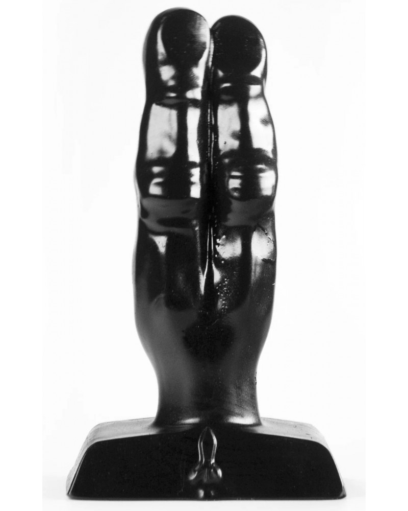 Plug Zizi Double Finger Fuck 10 x 4 cm Noir sextoys et accessoires sur La Boutique du Hard